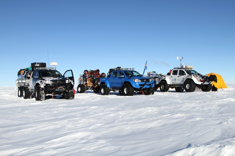Toyota Hilux завоевывает Антарктику на реактивном топливе