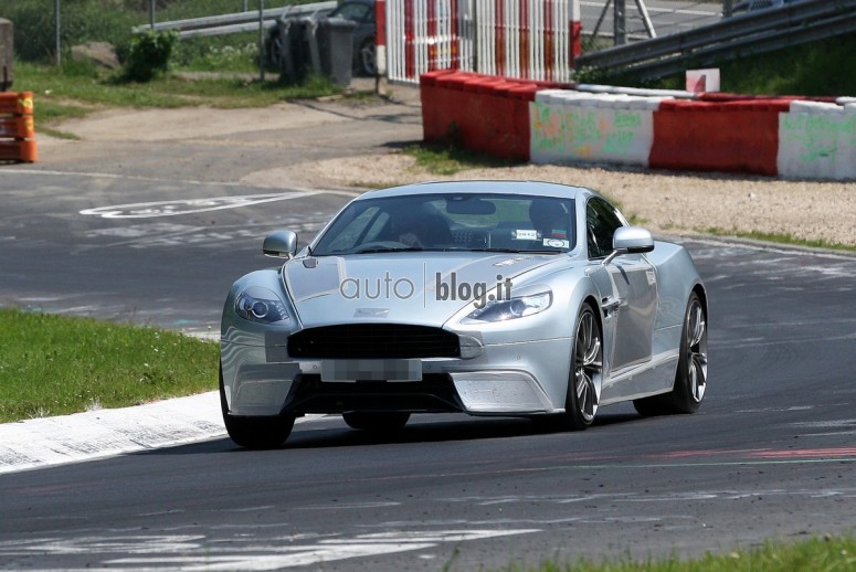 Aston Martin DB9 тестируют на Северной петле
