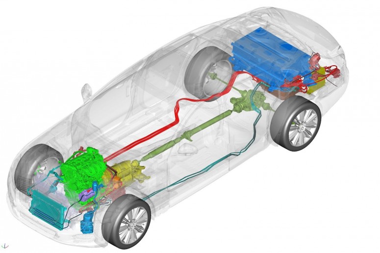 Гибридный Jaguar XJ_е расходует 3,2 литра бензина на 100 км