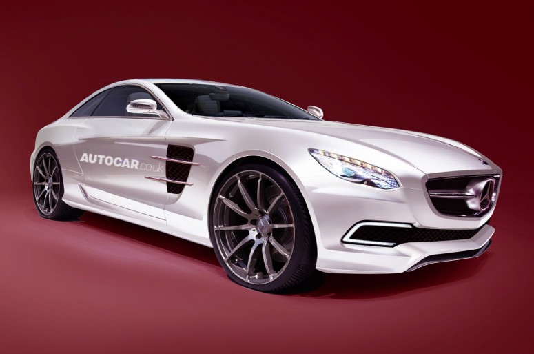 Mercedes SLC: меньший брат SLS появится к концу 2015 года