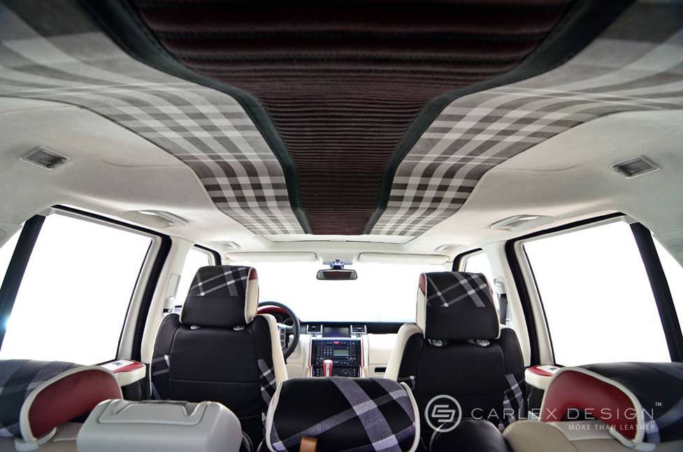 Range Rover Sport в эксклюзивном интерьере Burberry от Carlex Design - 2