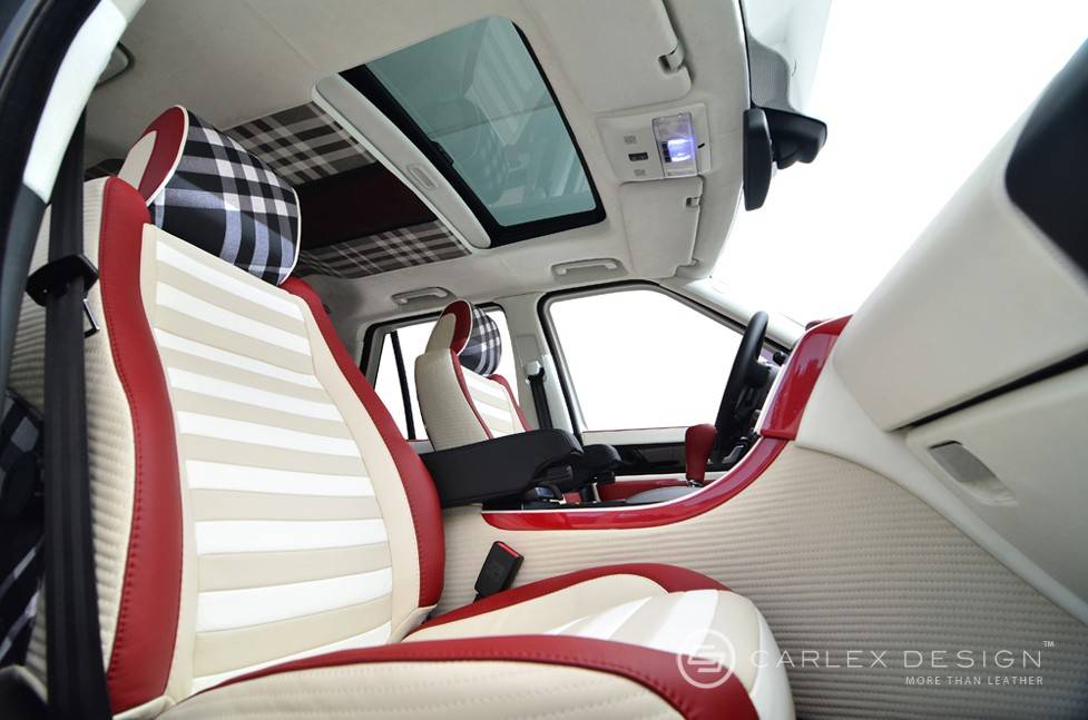 Range Rover Sport в эксклюзивном интерьере Burberry от Carlex Design - 7