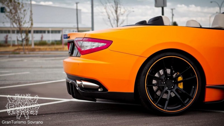 Апельсиновый Maserati GranCabrio от ателье DMC [фото]
