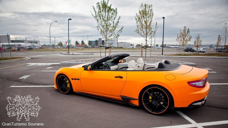Апельсиновый Maserati GranCabrio от ателье DMC [фото]