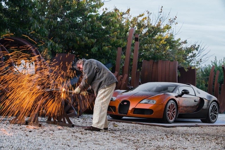 Уникальный арт-кар Bugatti Veyron создал сам Бернар Вене [фото]