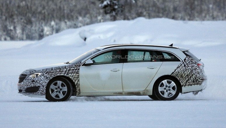 Универсал Opel Insignia ждет рестайлинг в 2014-м: испытания в Скандинавии