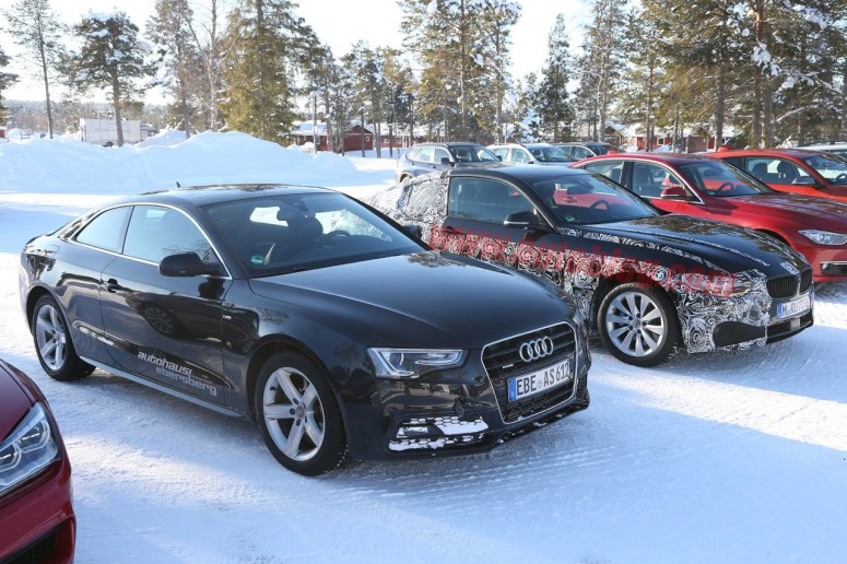 Серийная версия BMW 4-Series проходит тесты совместно с Audi [фото]