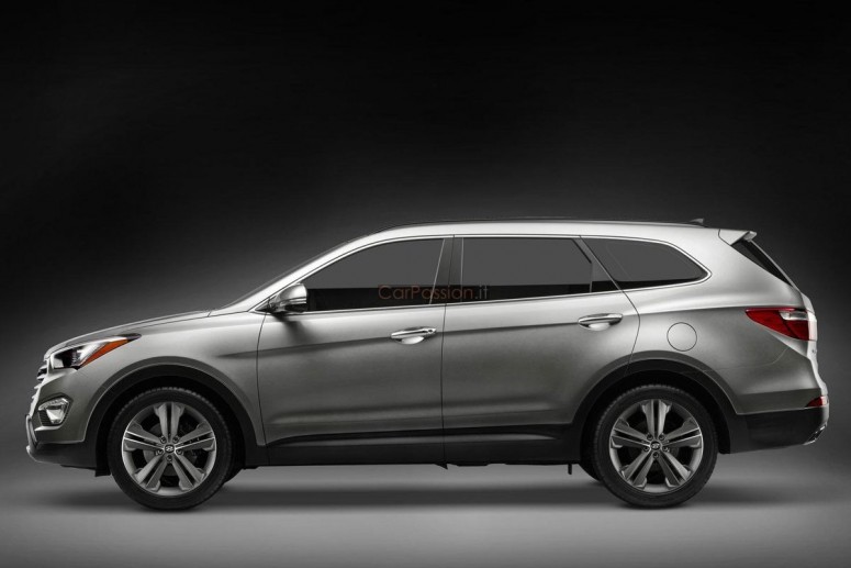 Hyundai предложит европейцам грандиозный Grand Santa Fe 2013