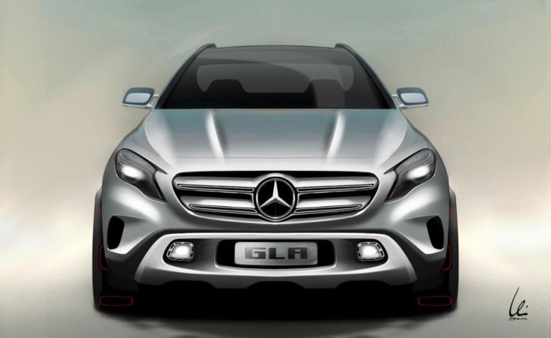 Mercedes представил первые официальные фотографии концепта GLA