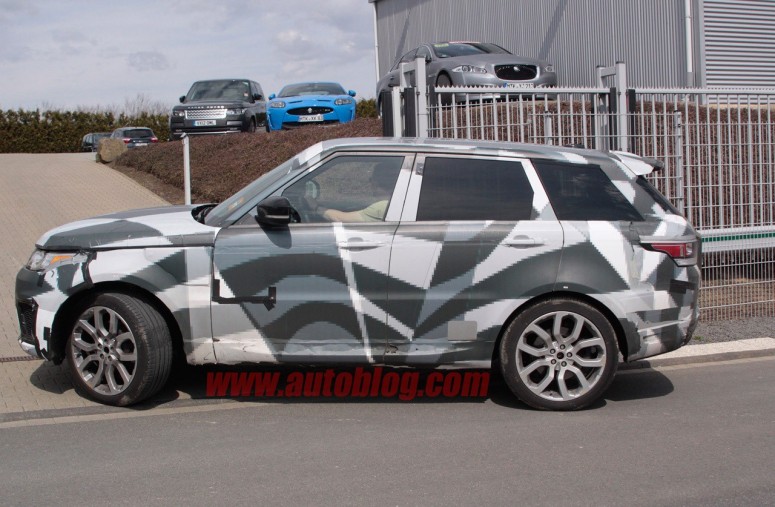 Заряженная версия Range Rover Sport R-S проходит обкатку на Нюрбургринге