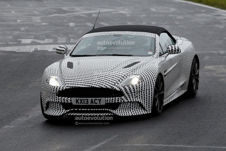 Aston Martin Vanquish Volante: тесты на Нюрбургринге [фото]