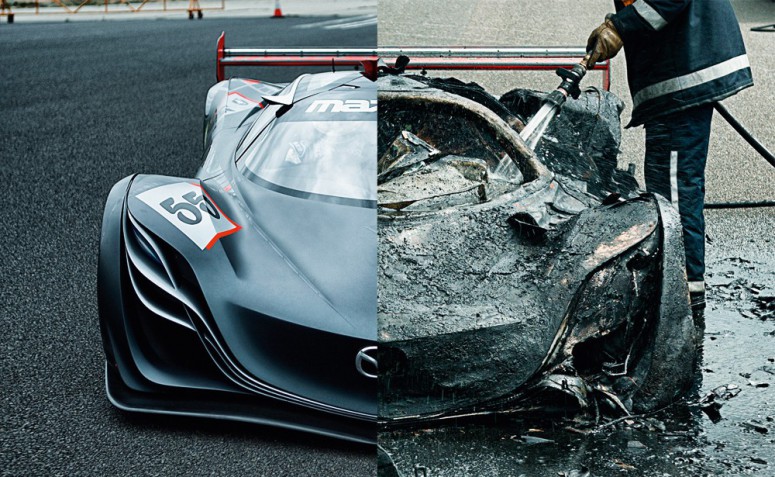 Mazda Furai: как Top Gear сжег секретный прототип [фото]