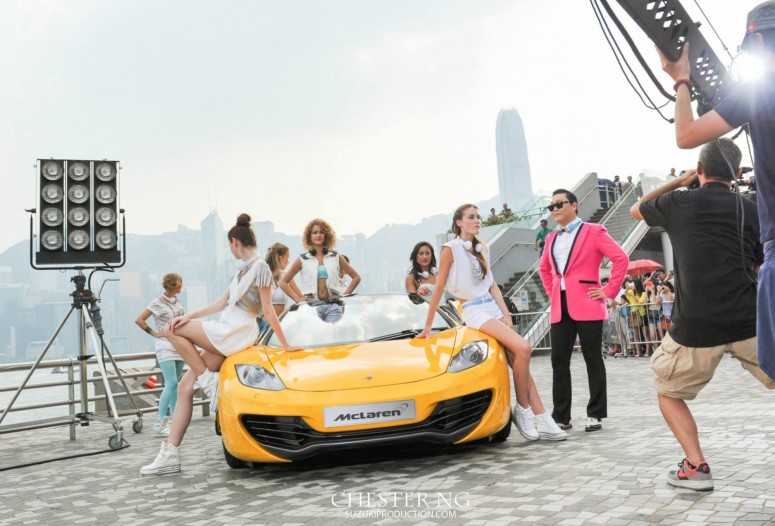 Певец Psy снялся в фотосессии с McLaren [фото]