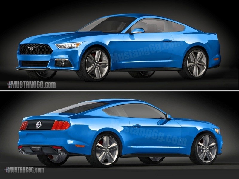 Как будет выглядеть Ford Mustang 2015? [фото]