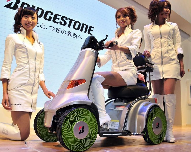 Bridgestone показала второе поколение безвоздушных шин [фото]