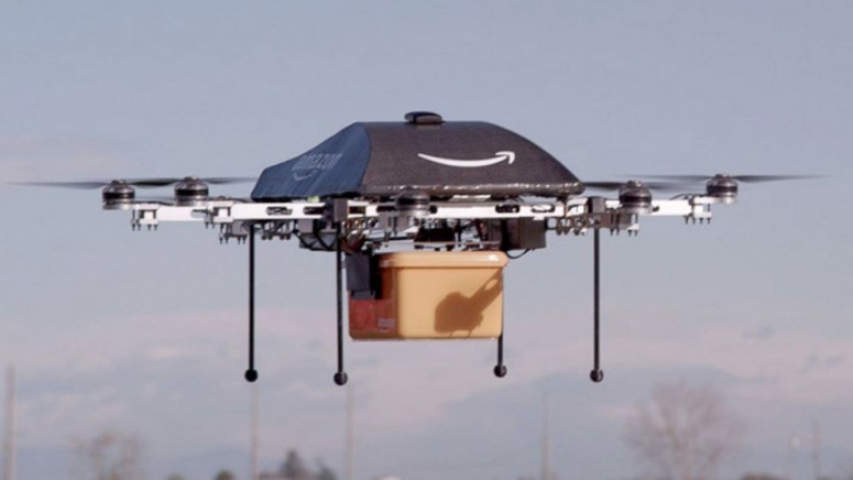Amazon: доставка груза беспилотными летательными аппаратами [видео]