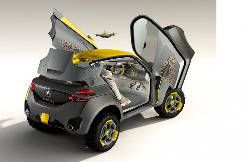 Renault Kwid: игривый концепт внедорожника с летающим дроном [3 видео]