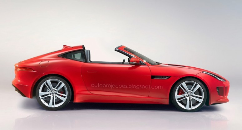 Jaguar хочет F-Type в кузове Targa [рендер]