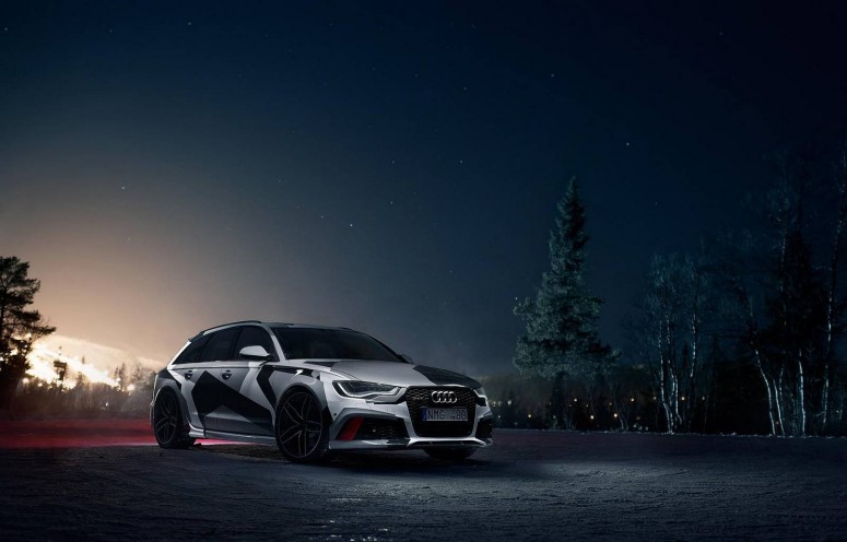 Audi подготовило камуфляжный A4 в честь шведского лыжника