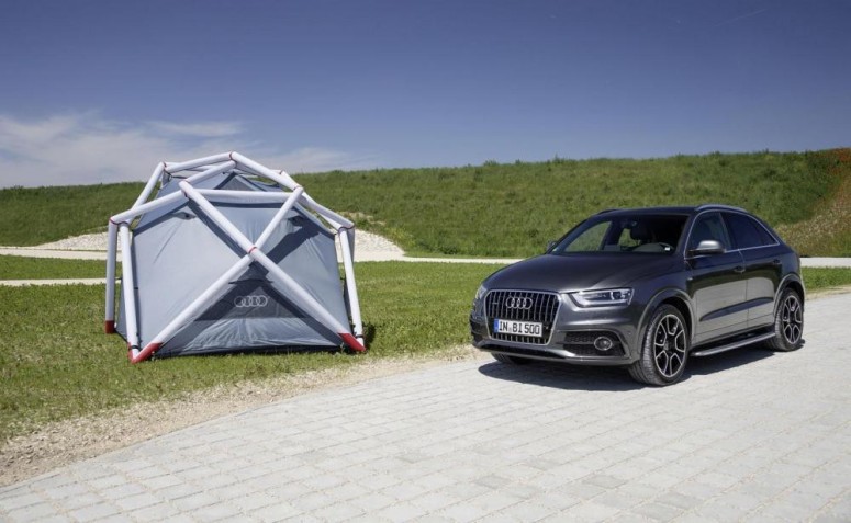 Audi Q3 с фирменной палаткой для активного отдыха [фото]