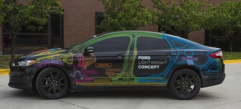 Ford Fusion посадили на диету – минус 363 кг [видео]