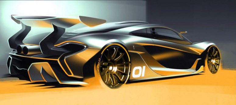 McLaren P1 GTR стоимостью €2,5 миллиона [скетч]