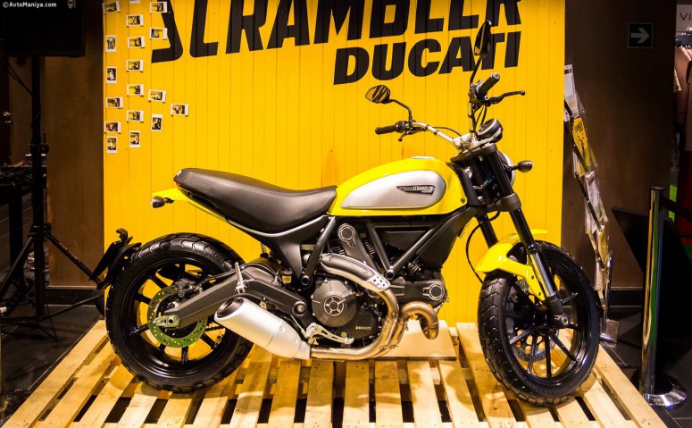 В Украине презентовали мотоцикл Ducati Scrambler